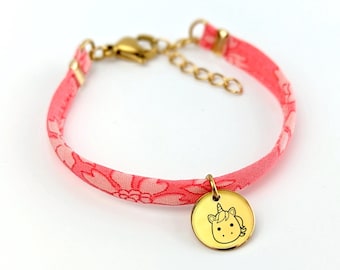 Bracelet personnalisé fille, bijou pour enfant, bracelet petite fille, cadeau anniversaire enfant fille, cadeau pour fille, bracelet fille