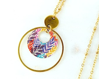 Collier long pendentif pour femme bohème chic