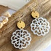 see more listings in the Gold earrings section