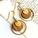 see more listings in the Gold earrings section