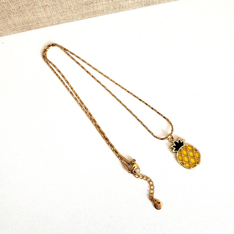 Fruit Jewelry Pineapple Jewelry Pineapple Woman Necklace