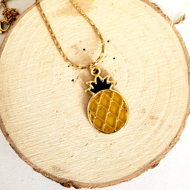 Fruit Jewelry Pineapple Jewelry Pineapple Woman Necklace
