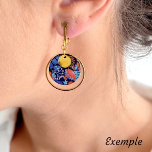 OPTION: Adaptation to clip earrings, clips only adaptable to our earring models, dangling clips for women image 8