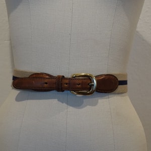 Women&#39;s vintage Leather belt sz 34