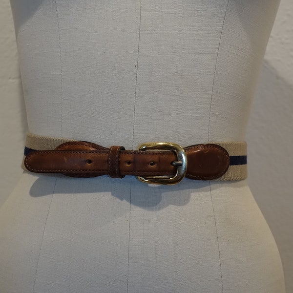 Women's vintage Leather belt sz 34