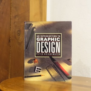 Vintage coffee table book, Graphic Design, Peter Bridgewater