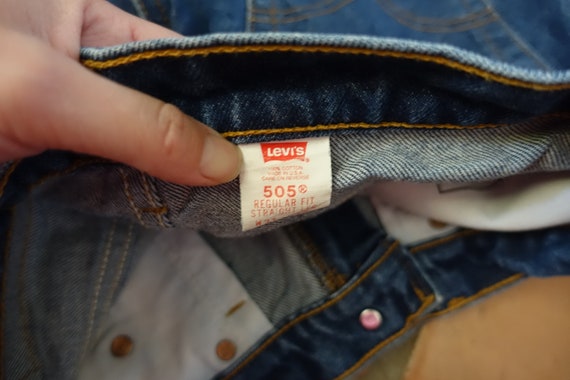Vintage 505 Levis shorts 30" waist - image 8