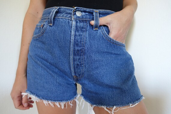 VTG 501XX  Levis Shorts, 30" Waist - Small ,  Med… - image 4