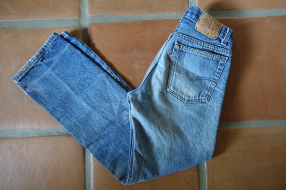 VTG 701 Levis 25 X 28 XXS/XS 23/24 Made in Usa 80s Denim | Etsy