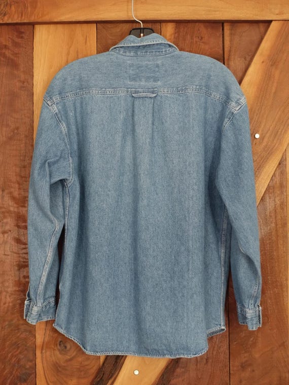 Levis vintage denim button down, S/M - image 7