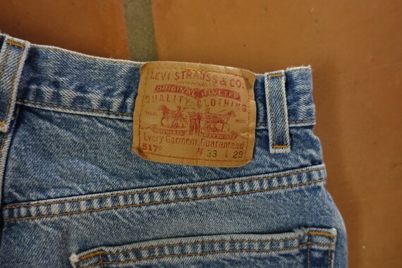 Vintage 517 Levis shorts 30" waist - image 7