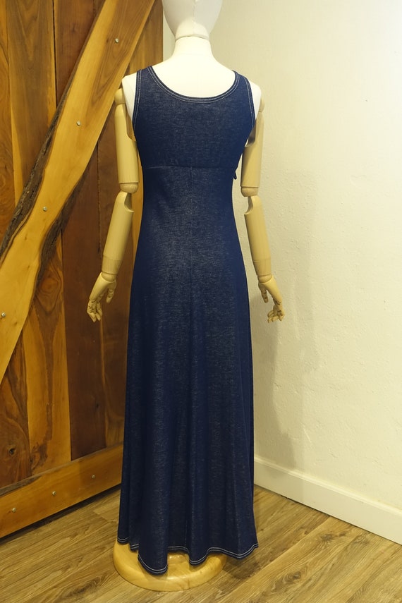 Vintage Paul Maris San Francisco Maxi wrap dress,… - image 7
