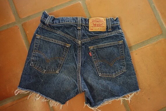 Vintage 505 Levis shorts 30" waist - image 6