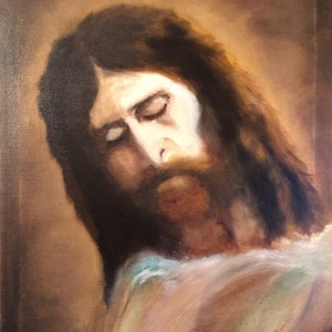 JESUS CHRIST (14) original oil painting 16&quot;x 20&quot;
