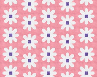 Fresh as a Daisy Quilt Kit (59.5 x 63.5) - Yardage and Physical Pattern