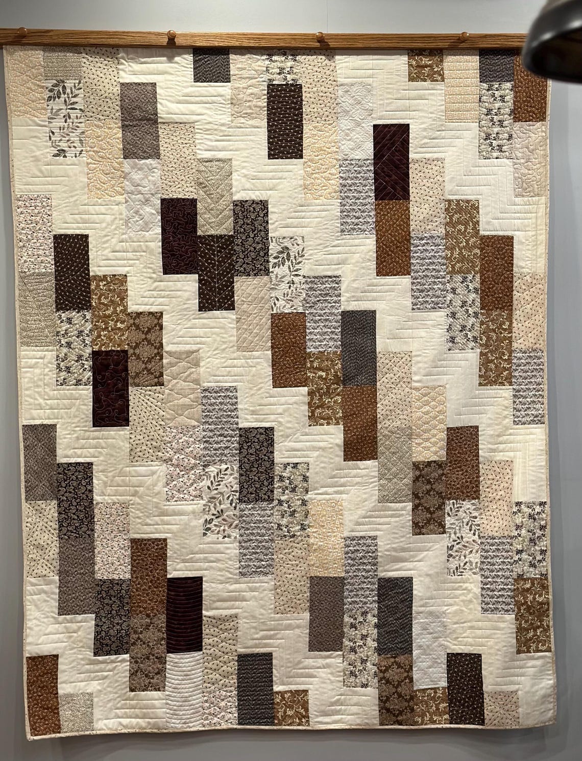 Falling Bricks Easy Beginner Digital Quilt Pattern - Etsy
