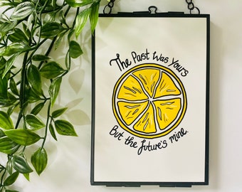 The Stone Roses Lyrics Print | She Bangs The Drums Lyrics Print | The Stone Roses Fan Art | Music Poster | Indie Music Art Print | Ian Brown