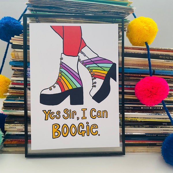 Yes Sir I Can Boogie Etsy UK