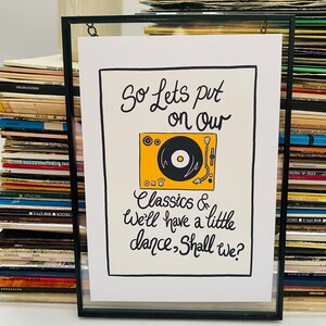 The Streets - Let’s Push Things Forward Print | Lyrics | Music Wall Art ...