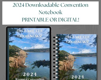 2024 Declare the Good News JW Convention DIGITAL or PRINTABLE Notebook ...
