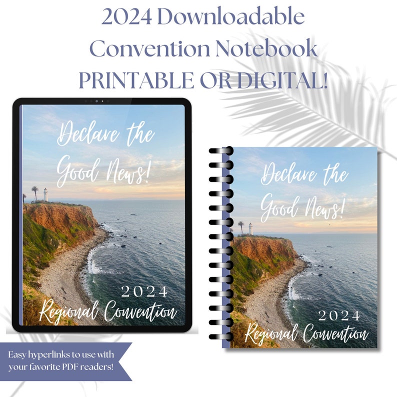 2024 Declare the Good News JW Convention Digital and Printable Notebook ...