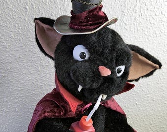 ooak halloween artista teddy ORLOFF gato vampiro arte muñeca arte teddy