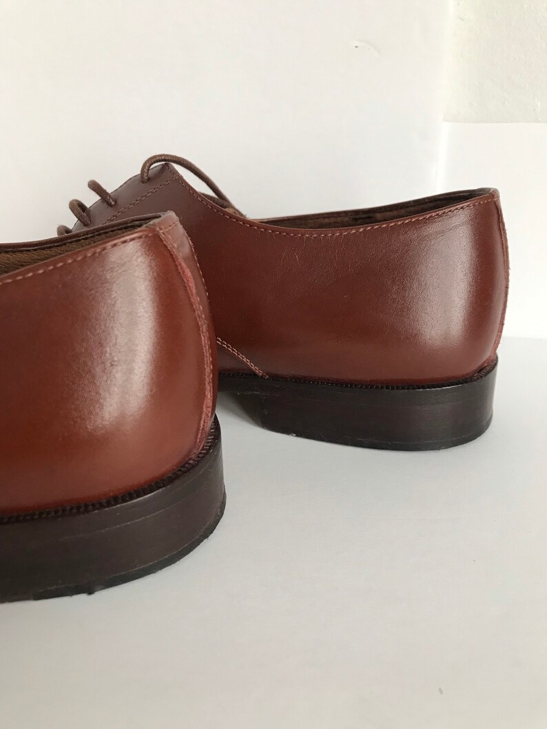 Mens Shoes Vintage Italian Brown Leather Vero Cuoio For | Etsy