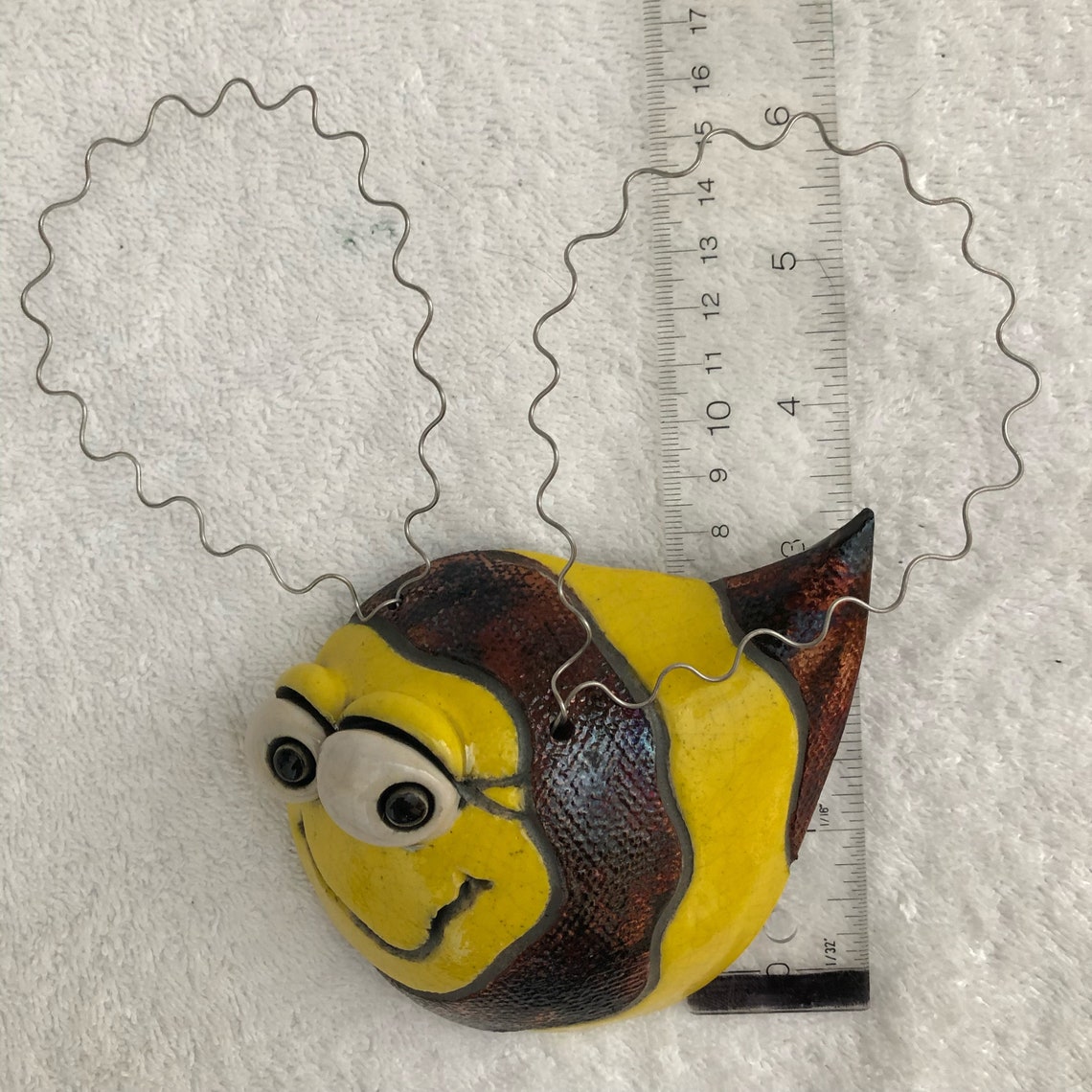 Whimsical Happy Bee Family Raku - Etsy