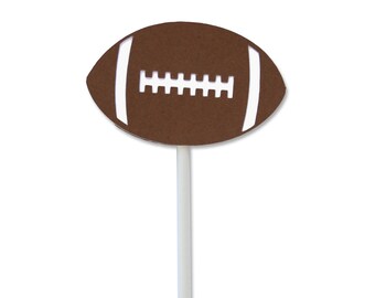 Football Themed Cupcake Toppers