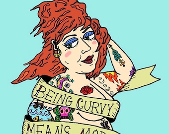 Being Curvy Means More Room for Tattoos_Blue