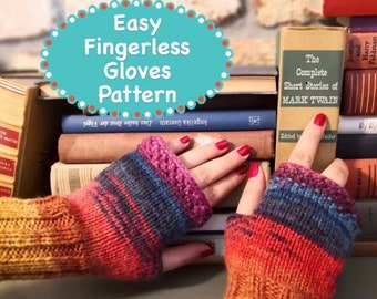 Knitting Pattern, Wristwarmers Pattern, Gloves Pattern, Fingerless Pattern, Crochet Pattern, Fingerles Gloves, Mittens, Mittens Pattern,