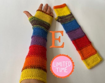 Long Fingerless, Fingerless Gloves, Long Mittens, Mittens , Long Arm Warmers, Knit Gloves, Women Fingerless,  Wrist warmers,  Winter Gloves