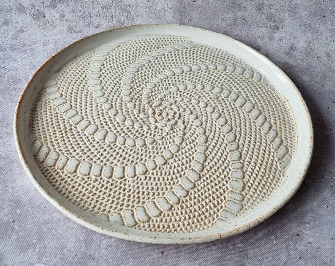 Handmade Ceramic Stoneware Plate