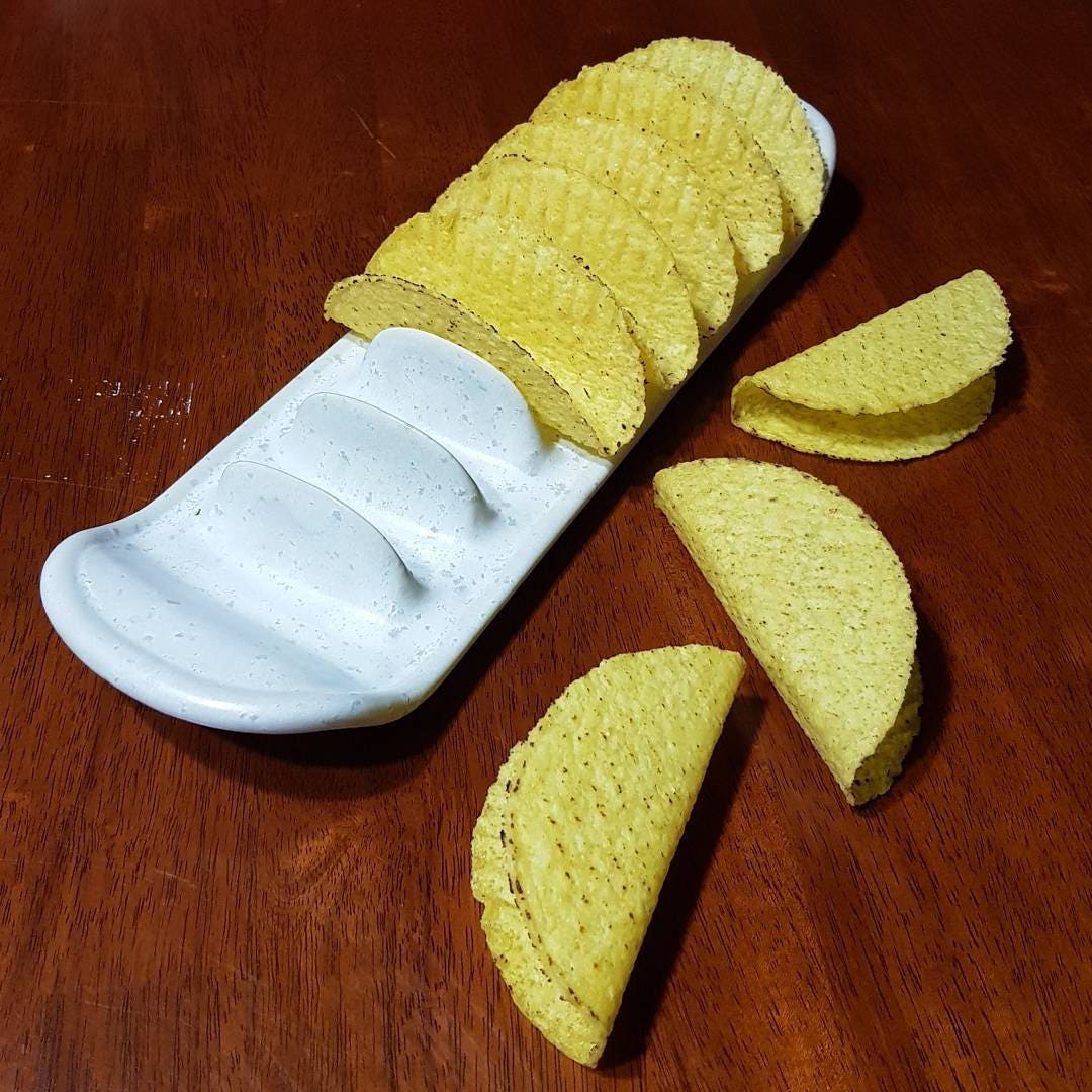 Stoneware Oven Safe 8 Taco Platter Gifts for Him Gifts for Her Gifts