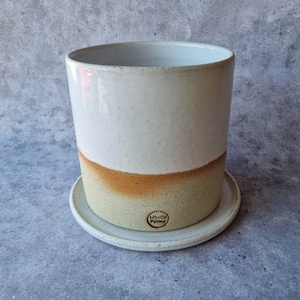 Handmade Medium Simple Planter with Dish