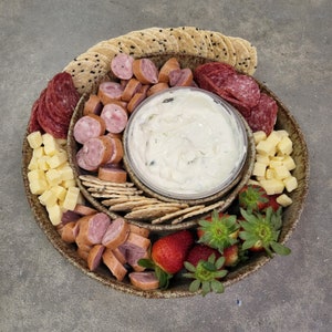 Stoneware Spiral Serving Platter