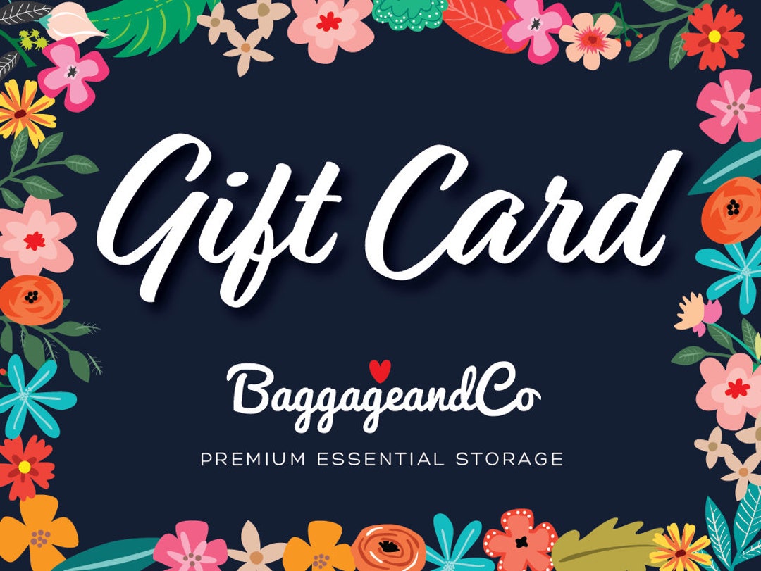 Gift Card, Baggageandco Gift Card, Essential Oil Accessories Gift Card