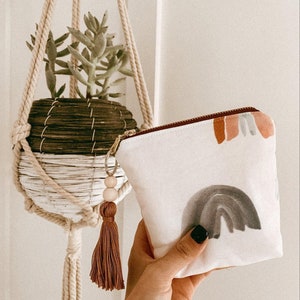Essential Oil Bag, Essential Oil Case, Tassel Essential Oil Bag- 2 sizes: holds up to 14 bottles, any brand! Clip on tassel included!