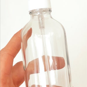 4oz SPRAY BOTTLE, Clear spray bottle