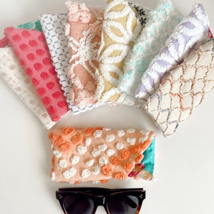 Sunglasses case, anthro inspired, sunglass bag, gift, boho bag, glass case, glasses case image 1