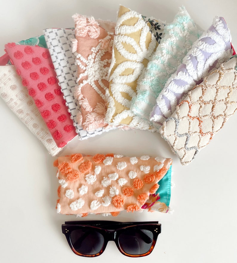 Sunglasses case, anthro inspired, sunglass bag, gift, boho bag, glass case, glasses case image 1