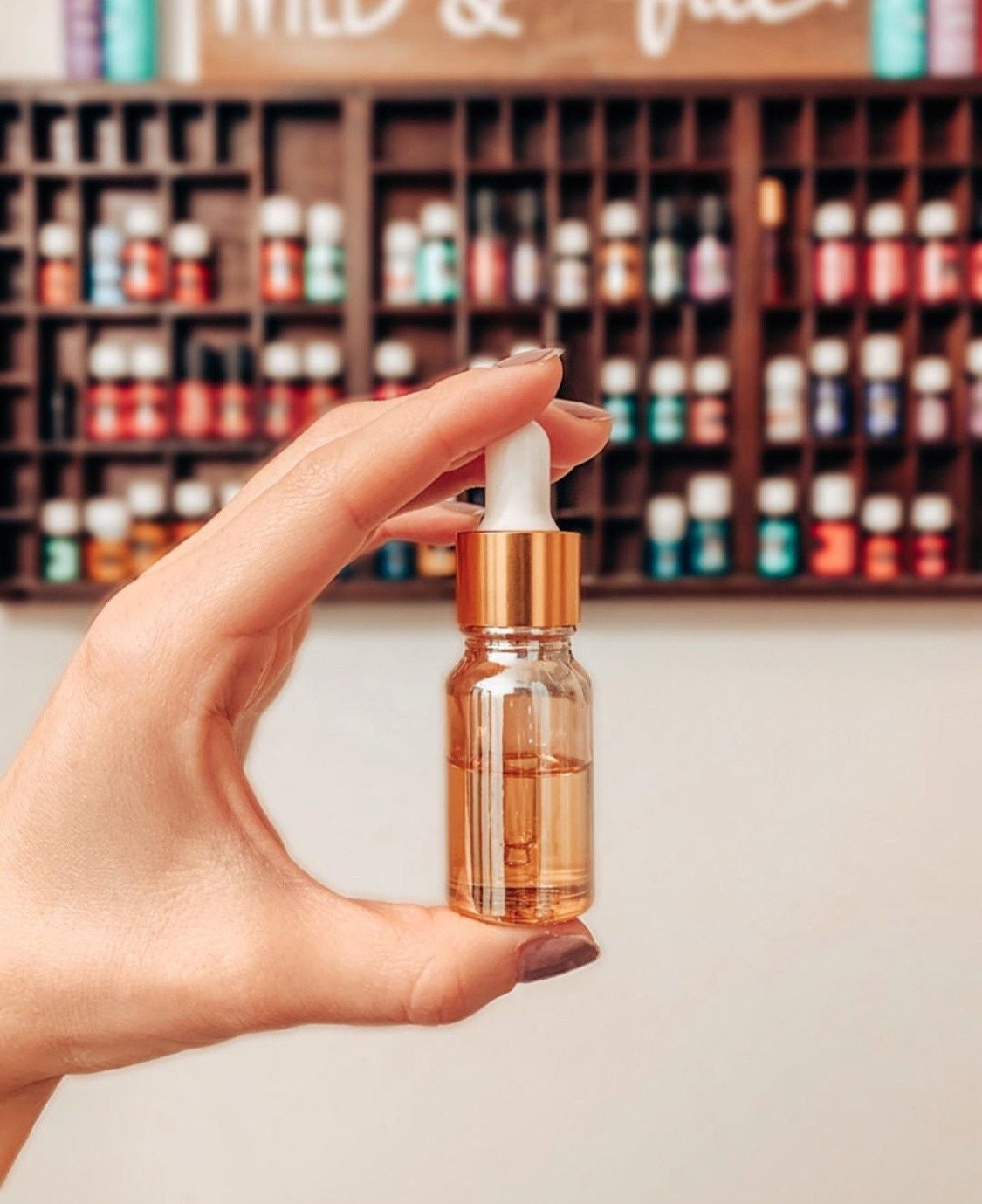 IMPERFECT** Rose Gold roller bottle or dropper bottle
