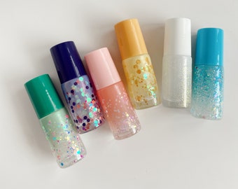 ¡¡NUEVO!! ¡Conjunto variado! Juego de botellas de rodillo de 5 ml de color caramelo: 6 botellas, Degradado, Botella de rodillo de piedras preciosas, Botella de aceite esencial, Botella de rodillo