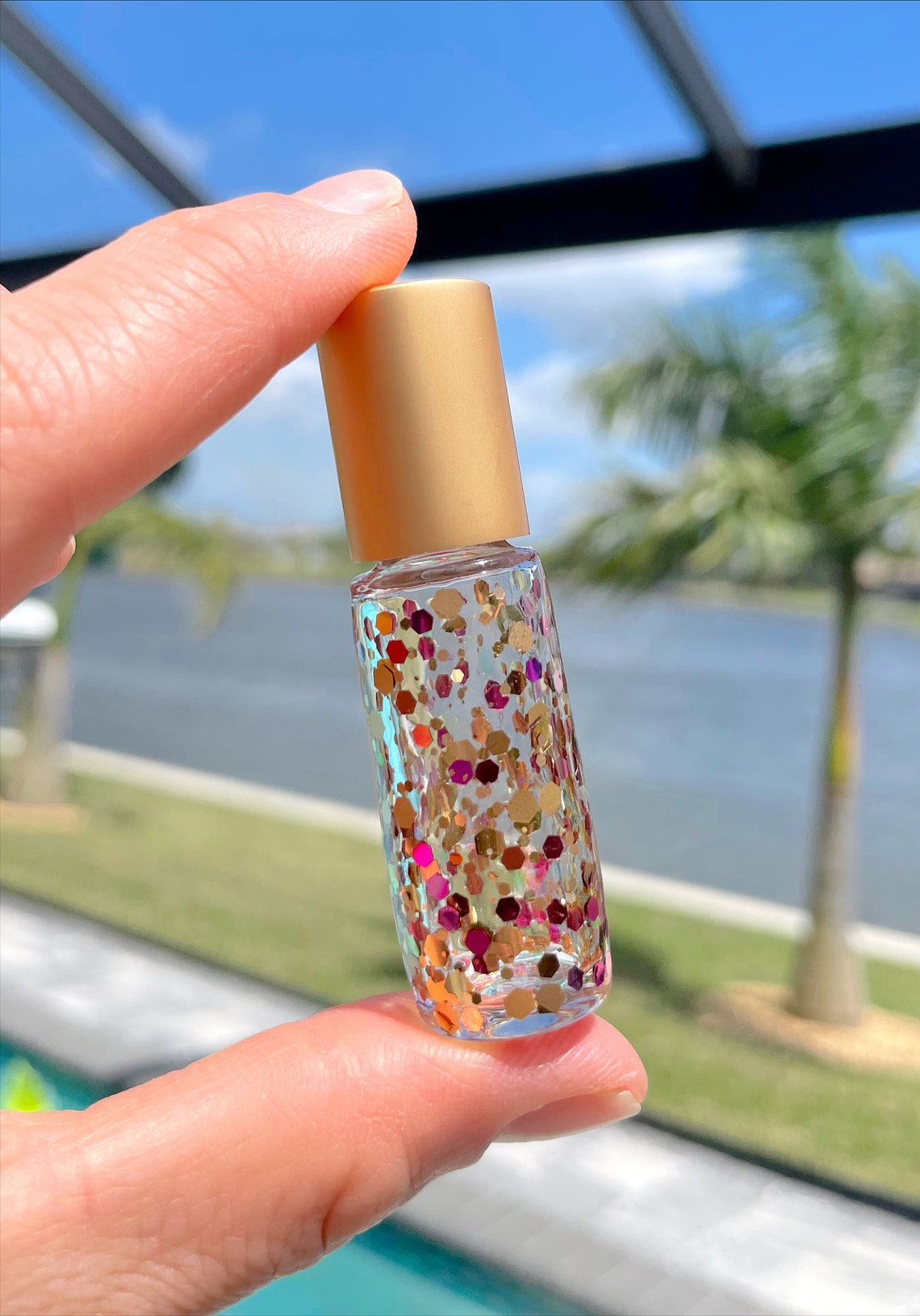 SPARKLE ROLLER 5 Pack 5ml Glitter Roller Bottle Metal Etsy