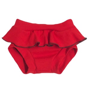 Red Skirt Bummies (Red Bummies, Toddler Bummies, Baby Bummies, Skirt Bummies, Red Bloomers, Baby Bloomers, Toddler Bloomers) RED