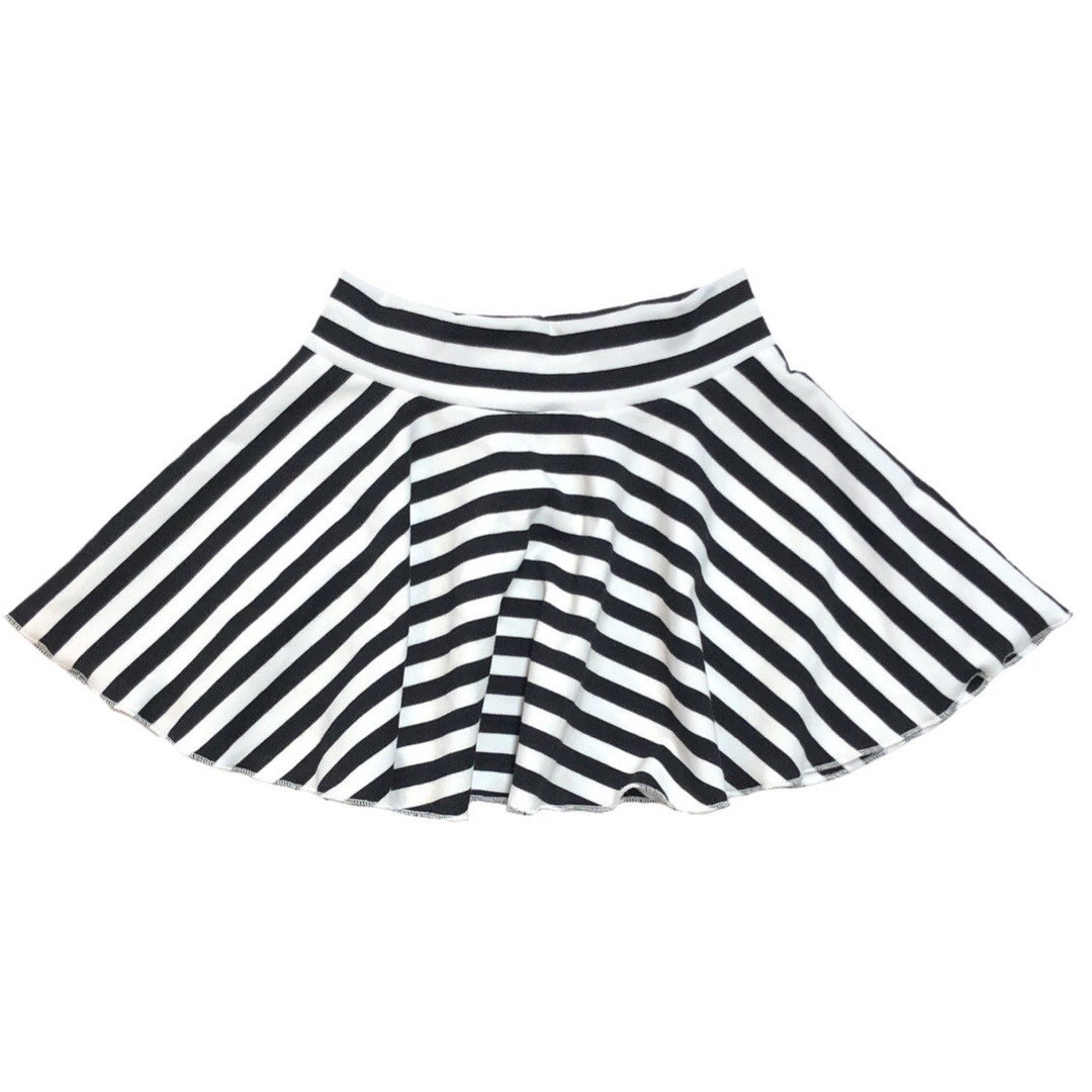 Black and white skirt toddler 2025