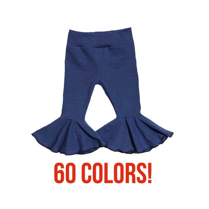 Solid Bell Bottoms baby bell bottoms toddler bell bottoms Etsy