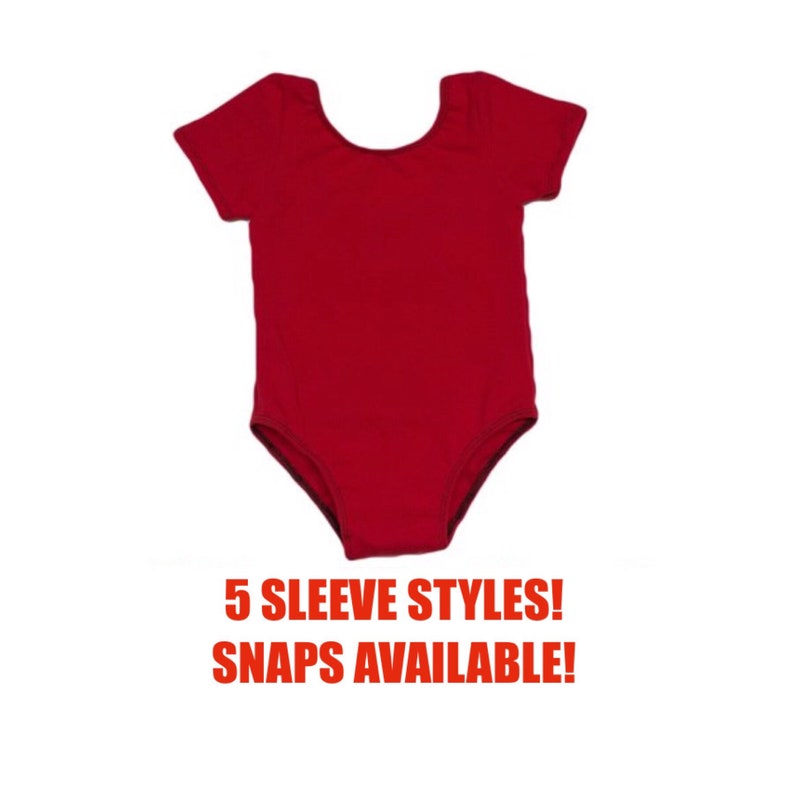red dance leotard