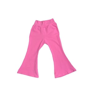 Hot Pink Bell Bottoms (solid bell bottoms, baby bell bottoms, toddler bell bottoms, kids bell bottoms, baby bell pants, toddler bell pants)