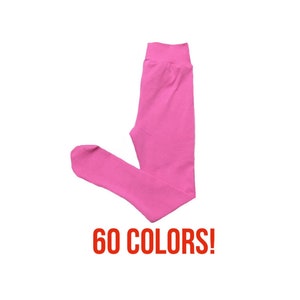 Solid Tights (Baby tights, toddler tights, kids tights, newborn tights, solid stockings, dance tights, footed tights, footed leggings)